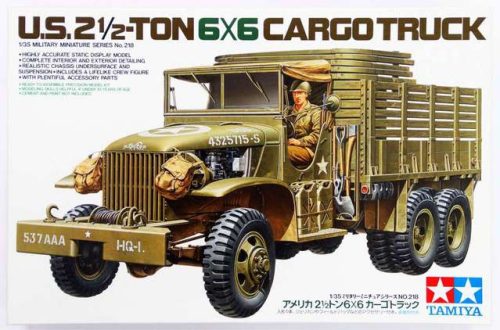 Tamiya US 2.5 ton 6x6 Cargo Truck  1:35 makett harcjármű (300035218)