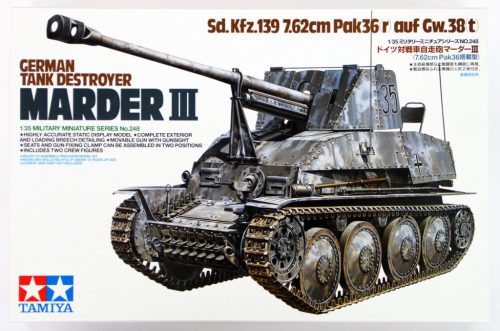 Tamiya German Tank Destroyer Marder III  1:35 makett harcjármű (300035248)