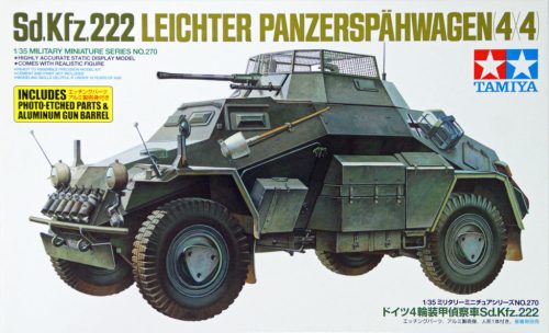 Tamiya Sd.Kfz 222 Leichter Panzerspahwagen  1:35 makett harcjármű (300035270)