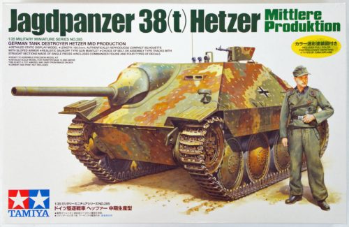 Tamiya Jagdpanzer 38(t) Hetzer Mittlere Produktion  1:35 makett harcjármű (300035285)