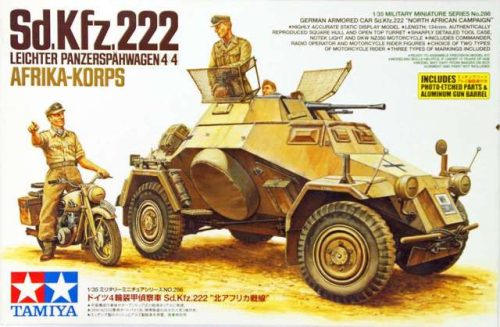 Tamiya Armored Car Sd.Kfz.222 North African Campaign  1:35 makett harcjármű (300035286)