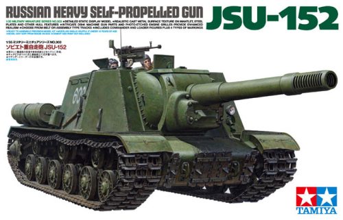 Tamiya Russian Heavy Self-Propelled Gun JSU-152  1:35 makett harcjármű (300035303)