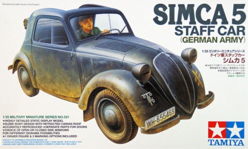 Tamiya German Army SIMCA 5 Staff Car  1:35 makett harcjármű (300035321)