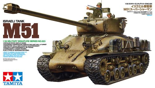 Tamiya Israeli Tank M51 Super Sherman  1:35 makett harcjármű (300035323)