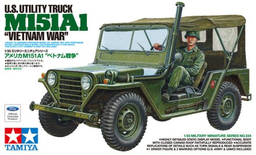 Tamiya US Utility Truck M151A1 VIETNAM WAR  1:35 makett harcjármű (300035334)