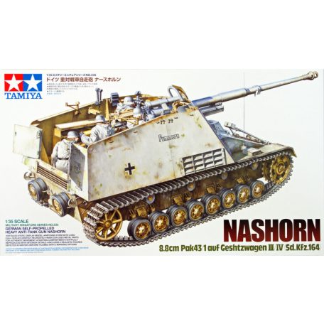 Tamiya Nashorn 8.8cm Pak43/1 auf Geschützwagen III/IV(Sd.Kfz.164)  1:35 makett harcjármű (300035335)