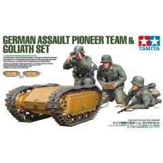   Tamiya German Assault Pioneer Team & Goliath Set  1:35 makett harcjármű (300035357)