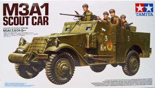 Tamiya M3A1 Scout Car  1:35 makett harcjármű (300035363)