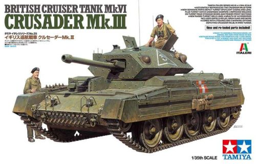 Tamiya British Cruiser Tank Mk.VI Crusader Mk.III  1:35 makett harcjármű (300037025)