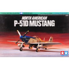   Tamiya North American P-51D Mustang  1:72 makett repülő (300060749)