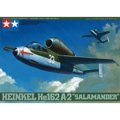 Tamiya Heinkel He162 A-2 Salamander  1:48 makett repülő (300061097)