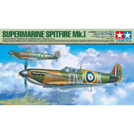 Tamiya Supermarine Spitfire Mk.I  1:48 makett repülő (300061119)