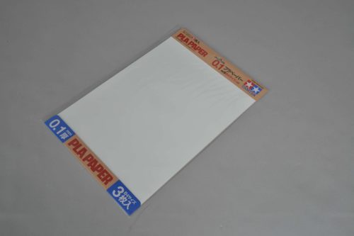 Tamiya - Pla-Paper 0.1mm B4 (3) white 257x364mm (300070208)