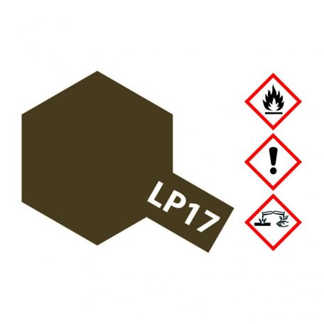 Tamiya LP-17 Linoleum Deck Brown 10ml makett festék (300082117)