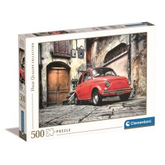 500 db-os puzzle - piros fiat 500 (30575) - Clementoni