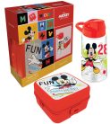 Disney Mickey Fun szendvicsdoboz + műanyag kulacs szett