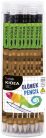 Minecraft mintás grafitceruza radírral, HB, háromszög test, 1 db, Kidea