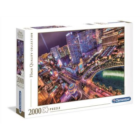 2000 db-os puzzle las vegas (32555) - Clementoni