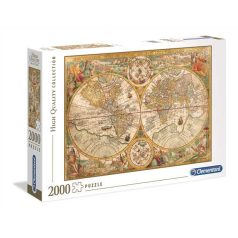 2000 db-os puzzle ősi térkép (32557) - Clementoni