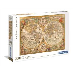 2000 db-os puzzle ősi térkép (32557) - Clementoni