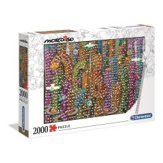 2000 db-os puzzle mordillo - dzsungel (32565) - Clementoni