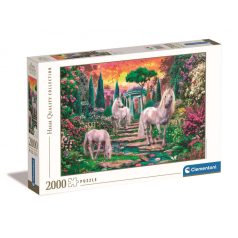Clementoni 2000 db-os puzzle - Unikornisok a kertben (32575)