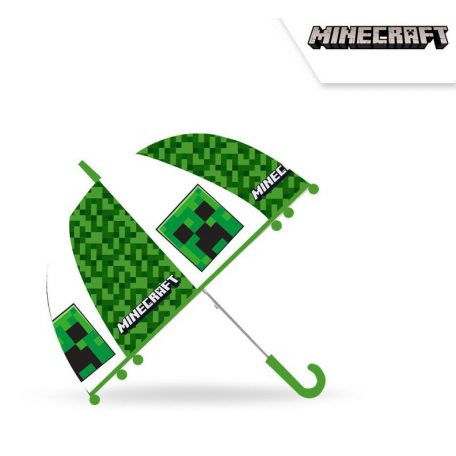 Minecraft gyerek átlátszó esernyő Ø70 cm