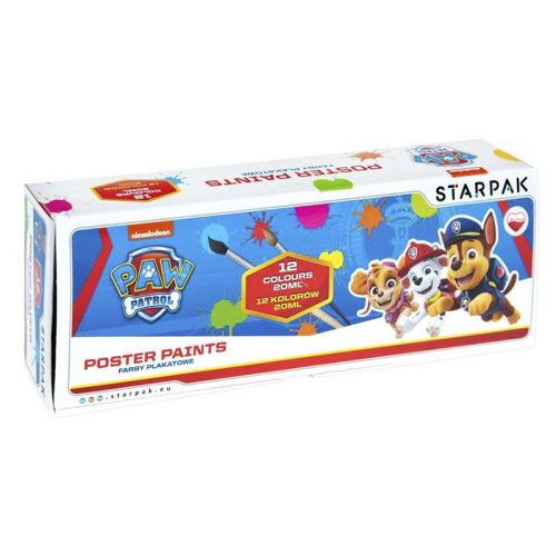 Starpak Mancs őrjárat plakát festék készlet 12 színnel 20 ml (352979)