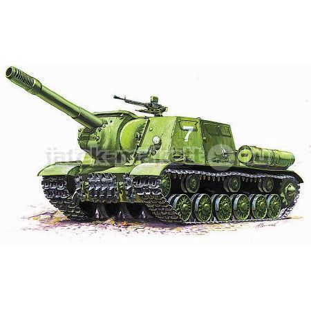 Zvezda ISU-152 Soviet Self-propelled Gun 1:35 makett harcjármű (3532)