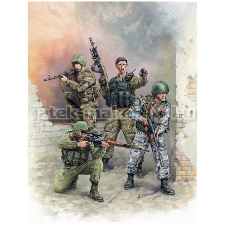 Zvezda Russian Special Forces  makett figura 1:35 (3561)