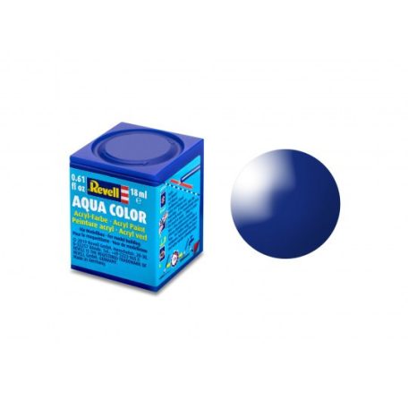 Revell Aqua Color - Ultramarinkék /fényes/ makett festék (36151)