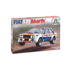   Italeri Fiat 131 Abarth 1977 San Remo Rally Winner  1:24 makett autó (3621S)