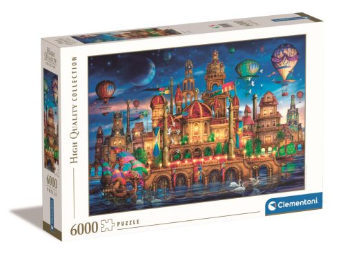 6000 db-os puzzle városközpont (36529) - Clementoni