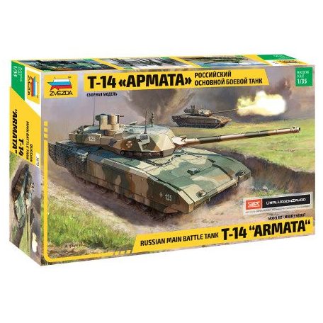 Zvezda Russian Modern Tank T-14  1:35 makett harcjármű (3670)