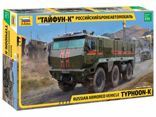 Zvezda Typhoon-K 6X6 Armoured Vehicle  1:35 makett harcjármű (3701)