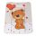 Cangaroo Puha pelenkázó lap 50x70 cm - Teddy Bear