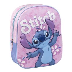   Disney Lilo és Stitch, A csillagkutya Hibiscus 3D hátizsák, táska 31 cm