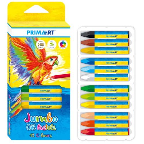 Prima Art Jumbo színes olajpasztell kréta 12 db-os (385158)