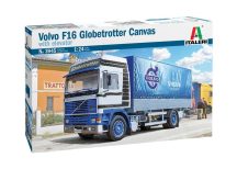   Italeri - Volvo F16 Globetrotter Canvas with elevator 1:24 (3945s)