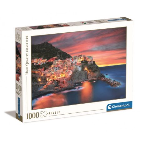 1000 db-os puzzle manarola (39647) - Clementoni
