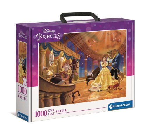 Clementoni 1000 db-os puzzle bőrönd - Hercegnők (39676)