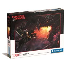   Clementoni 1000 db-os puzzle -  Dungeons and Dragons: Fekete sárkány (39735)