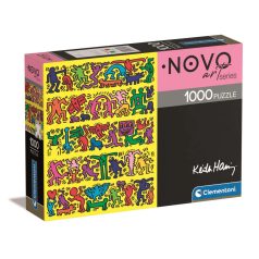   Clementoni 1000 db-os puzzle - Keith Haring Yellow Art (39755)