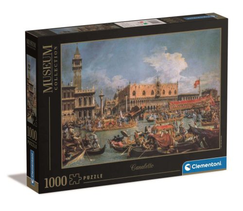 Clementoni 1000 db-os puzzle - CANALETTO: A dózse díszgondolája a mólónál