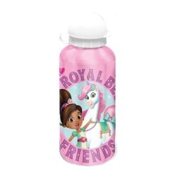Nella, a hercegnő lovag alumínium kulacs, pink 500ml