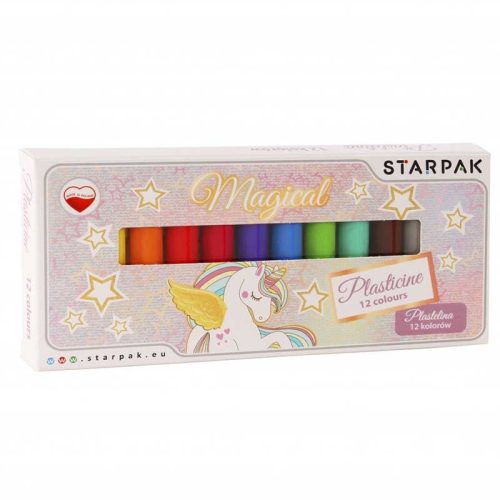 Starpak unikornis gyurma készlet 12 színnel (472912)