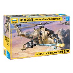   Zvezda MIL Mi-24P Russ.Attack Helicopter  1:48 makett helikopter (4812)