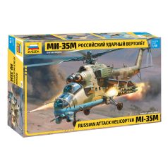 Zvezda MIL Mi-35 M Hind E  1:48 makett helikopter (4813)