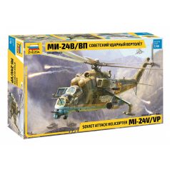 Zvezda MIL Mi-24 V/VP  1:48 makett helikopter (4823)