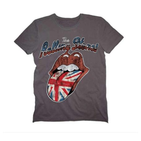 Rolling Stones fiú rövid ujjú póló,  sötétszürke (Méret: 152)